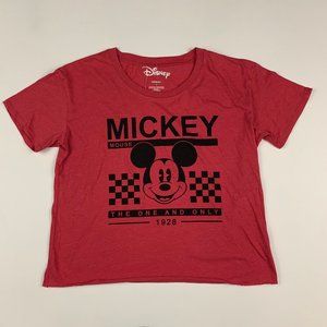 Disney Mickey Mouse  Short Sleeve Crop Top 1X